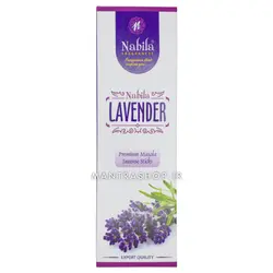 عود دست ساز هندی Lavender برند Nabila بسته 50 گرمی (عود اسطوخودوس)