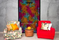 بکدراپ تپستری هندی طرح دست همسا (روتختی یک نفره) کد 385