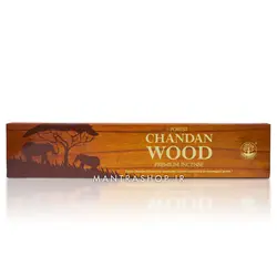 عود دست ساز هندی Chandan Wood برند Forest بسته 50 گرمی (عود صندل سرخ)