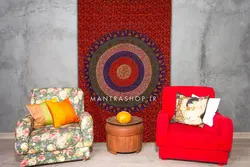 بکدراپ تپستری هندی طرح ماندالا (روتختی یک نفره) کد 367