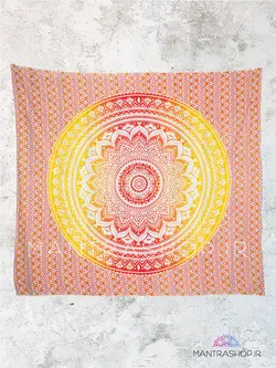 بکدراپ تپستری هندی طرح ماندالا (روتختی دو نفره) کد 190