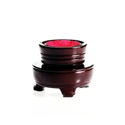 گوی کریستال K9 شفاف همراه با پایه چوبی - قطر 120 میلیمتر