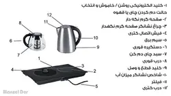 قیمت ، بررسی و خرید چای ساز تولیپس مدل TM-452 GG | منزل دار