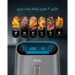 سرخ کن بدون روغن میگل مدل GAF 701 | منزل دار