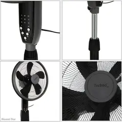خرید و قیمت پنکه 3 حالته تکنو مدل Te-9200 | منزل دار