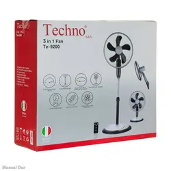 خرید و قیمت پنکه 3 حالته تکنو مدل Te-9200 | منزل دار