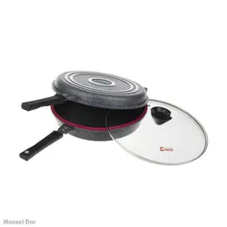 قیمت تابه رژیمی کاندید سایز 28 با درب پیرکس | منزل دار