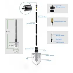 بیل تاکتیکال مولتی فانکشن فلزی مدل SP-02