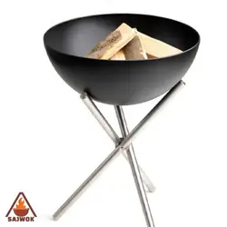 جام آتش و باربیکیو ساج ووک به همراه گریل و درب