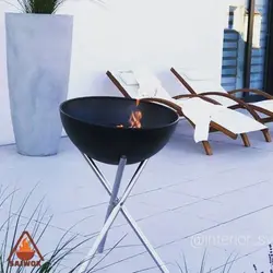 جام آتش و باربیکیو ساج ووک به همراه گریل و درب