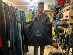 ساج و سه پایه مسافرتی به همراه گریل و کیف برزنتس فوق محکم