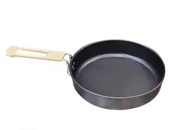 ماهیتابه تک دسته تاشو کوهنوردی از برند بابوس babos