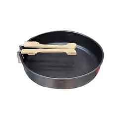 ماهیتابه تک دسته تاشو کوهنوردی از برند بابوس babos
