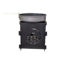 ماهیتابه تک دسته تاشو کوهنوردی از برند بابوس babos
