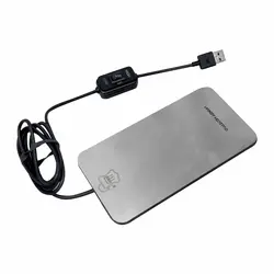 بخاری جیبی مدل استیل با کلید کنترل دما