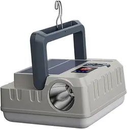 چراغ چادر کمپینگ شارژی خورشیدی مدل  ZJ-1558-B دارای پاوربانک