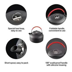 کتری سفری و طبیعتگردی 0.8 لیتری کد T80