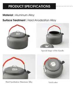 کتری سفری و طبیعتگردی 0.8 لیتری کد T80