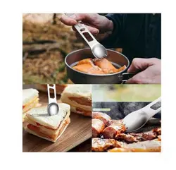 قاشق استیل چخماق دار مدل EH-1103