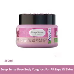 ماست بدن ابرسان گلاب مناسب همه نوع پوست دیپ سنس