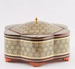 شکلات خوری خاتم کاری کد 202