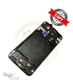 تاچ ال سی دی  سامسونگ آ 20 آیسی اولِد با فریم مشکی های کپی | touch lcd Samsung A20 (A205) ic-oled