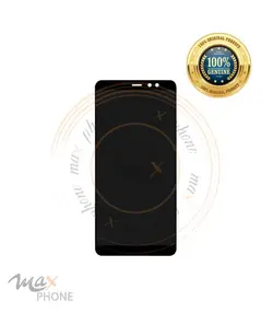 تاچ ال سی دی سامسونگ شرکتی دبی (سرویس پک) آ 8 پلاس مشکی اورجینال | touch lcd Samsung A8 plus (A730) service pack