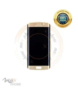 تاچ ال سی دی سامسونگ اس 6 ایج چنج گلس طلایی اورجینال | touch lcd Samsung S6 edge change glass