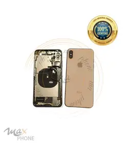 شاسی اصلی آیفون ایکس اس مکس بافلت طلایی اورجینال  |  housing iphone Xs max original