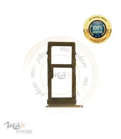 خشاب سیم کارت مموری  سامسونگ samsung A530/A8 2018 طلایی اورجینال/ holder sim
