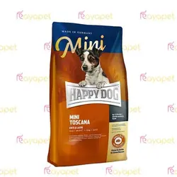 هپی داگ سوپرپریمیوم مینی ادالت اردک و ماهی و گیاهان مدیترانه ای چهار کیلویی