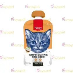 پودینگ گربه  ونپی مرغ و ماهی کاد (90 گرمی)