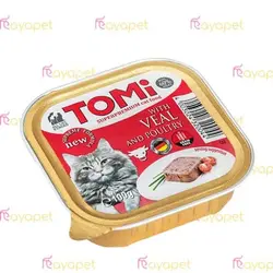 ووم گربه تامی گوشت گاو 100 گرمی