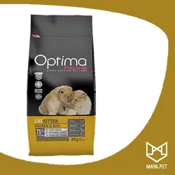 غذای خشگ مخصوص گربه ی کیتن اپتیما نوا 8kg | مایاپت