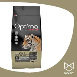 غذای خشک مخصوص گربه بالغ اپتیما نوا 8kg | مایاپت