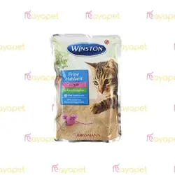 پوچ گربه وینستون طعم گوشت گوساله در ژله هویج | مایاپت