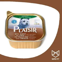 کنسرو کاسه ای سگ پلاشیر با طعم خرگوش 150 گرم | مایاپت