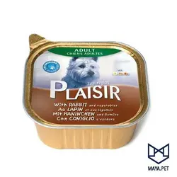 کنسرو کاسه ای سگ پلاشیر با طعم خرگوش 150 گرم | مایاپت