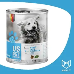 کنسرو سگ یو اس پت خرگوش کدو سبز 400 گرم | مایاپت