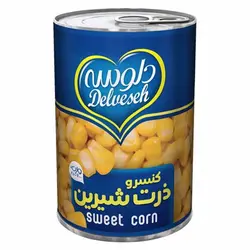 کنسرو ذرت 400 گرمی دلوسه