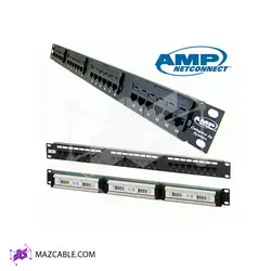 پچ پنل 24 پورت CAT6 UTP AMP | کارن شبکه