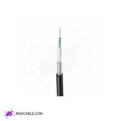 کابل فیبر نوری 24 کور سینگل مود خاکی | کارن شبکه