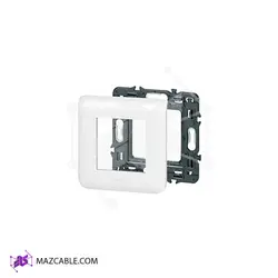 کادر توکار دو ماژول لگراند به همراه حلقه چنگکی | کارن شبکه