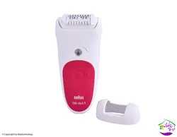 اپیلاتور+فیس براش براون مدل537-5