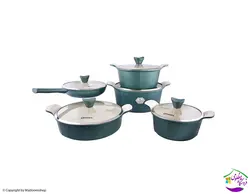 سرویس قابلمه+تابه 12پارچه دسینی مدلNapoli