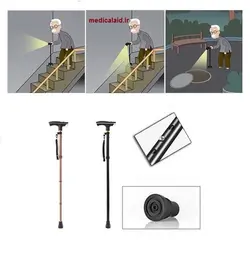 عصای چراغ دار سالمند - مدیکال اید