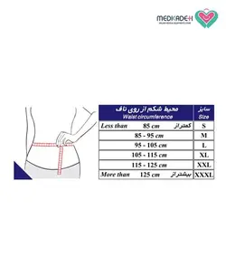 زانوبند نئوپرن چهار فنره قابل تنظیم طب و صنعت 41500