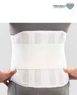 کمربند طبی سخت با کش پهن پاک سمن 125 paksaman