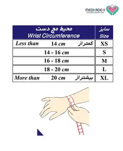 مچ بند آتل دار طب و صنعت 31400 tebosanat