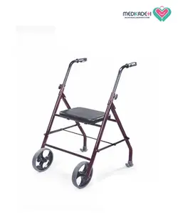 واکر دو چرخ صندلی دار Two-wheeled walker with seats